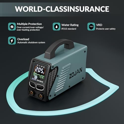 Arc Stick Welder 205A Portable Welding Machine 110V/220V IGBT Inverter Welder Machine With Hot Start Arc Force Anti Stick Hobby DIY Projects Home Use
