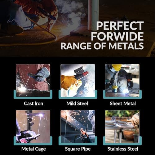 Arc Stick Welder 205A Portable Welding Machine 110V/220V IGBT Inverter Welder Machine With Hot Start Arc Force Anti Stick Hobby DIY Projects Home Use