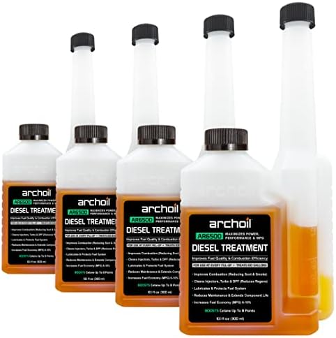 Archoil AR6500 Diesel Treatment  10 1 oz    Four Pack   Treats 400 Gallons   Additive for All Diesel Vehicles 