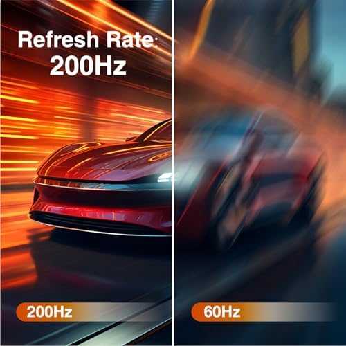 ArcticPro 24inch Gaming Monitor 200Hz 180Hz  FHD 1080p  IPS Panel  1ms Response Time  Adaptive sync  PC Computer Monitor  3 Sided Frameless  Ultra Slim  Bluelight Filter  DP 1  HDMI 1