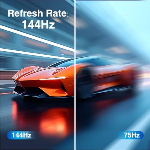 ArcticPro 27inch Computer Monitor  FHD 1080p  144Hz Office and Gaming Monitor  IPS  Adaptive Sync  110  sRGB  1ms  3 Sided Frameless  Ultra Slim  VESA Mountable  Anti Blue Light Design  HDMI  DP