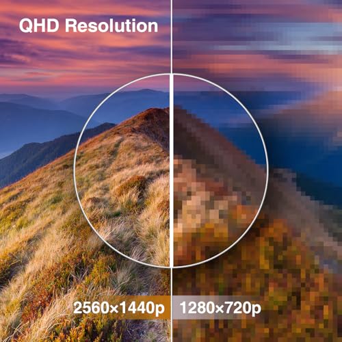 ArcticPro 27inch Gaming Monitor QHD 2560 1440p  200Hz  2K  IPS Panel  1ms Response Time  Adaptive sync  PC Computer Monitor  3 Sided Frameless  Ultra Slim  130  sRGB  Bluelight Filter  HDMI  2  DP 2