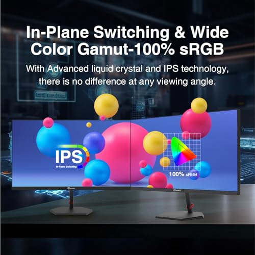 ArcticPro 27inch Gaming Monitor QHD 2560 1440p  200Hz  2K  IPS Panel  1ms Response Time  Adaptive sync  PC Computer Monitor  3 Sided Frameless  Ultra Slim  130  sRGB  Bluelight Filter  HDMI  2  DP 2