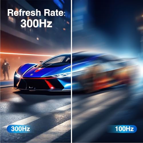 ArcticPro 27inch Gaming Monitor 300Hz  QHD 2560   1440p  IPS  1ms Response Time  Adaptive sync  3 Sided Frameless  Anti Blue Light  Ultra Slim  132  sRGB  with DP Cable up to 300Hz  DP 2  HDMI 2