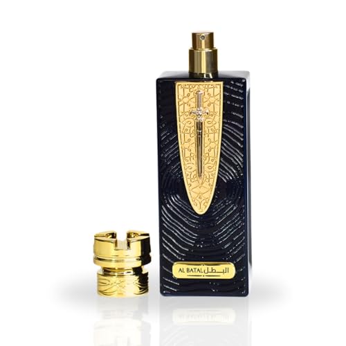 Ard Al Zaafaran Saif Al Batal Eau De Parfum Men Spray 100ML (3.4 oz) Perfume árabe para hombres, fragancia cautivadora Perfume de larga duración | Una fusión de frescura exótica y complejidad cálida