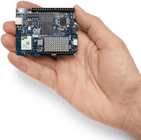 Arduino UNO Q 4 GB RAM  ABX00173    Hybrid Board  Qualcomm Dragonwing QRB2210 microprocessor  MPU  & STM32U585 Microcontroller MCU   AI Vision  Voice  IoT  Robotics  Linux Debian OS  Wi Fi 5  USB C