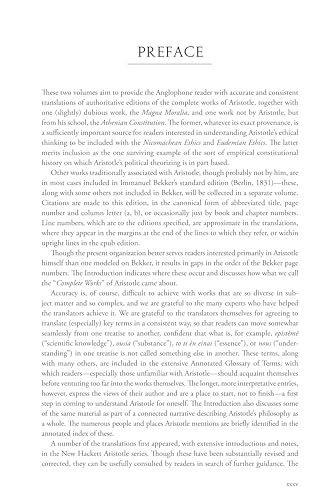 Aristotle  Complete Works  Two Volume Set