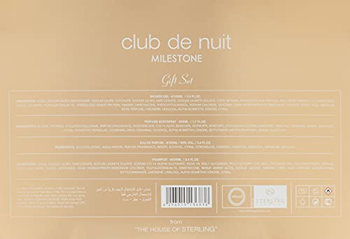 Armaf Club De Nuit Milestone for Unisex Eau de Parfum Spray  3 6 Ounce