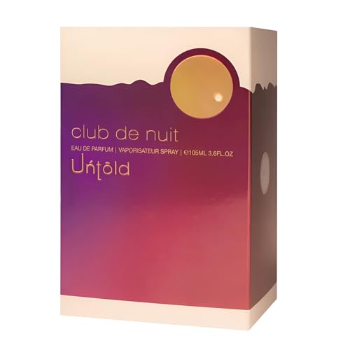 Armaf Club De Nuit Untold for Men Eau de Parfum Spray  3 6 Ounce