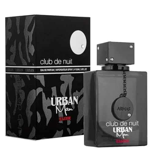 Armaf Club De Nuit Urban Man Elixir for Men Eau de Parfum Spray  3 6 Ounce