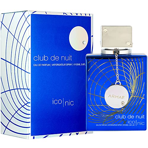 Armaf Club de Nuit Blue Iconic for Men Eau de Parfum Spray  3 6 Ounce