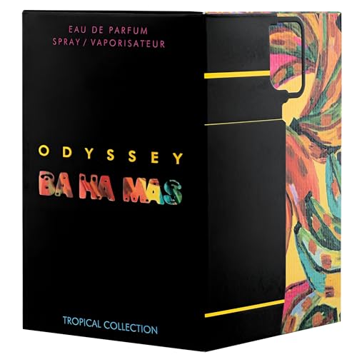 Armaf Odyssey Ba Ha Mas Tropical Collection   Fruity  Aquatic  Woody   Eau de Parfum Spray Long Lasting Fragrance for Unisex  3 4 Ounce / 100 ml