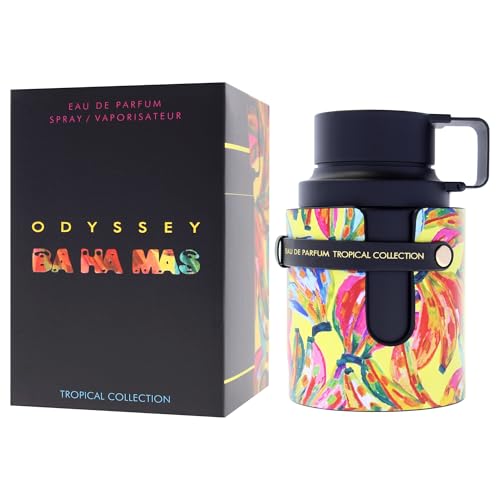 Armaf Odyssey Ba Ha Mas Tropical Collection   Fruity  Aquatic  Woody   Eau de Parfum Spray Long Lasting Fragrance for Unisex  3 4 Ounce / 100 ml