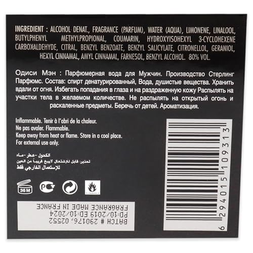 Armaf Odyssey Homme for Men Eau de Parfum Spray  3 4 Ounce