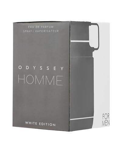 Armaf Odyssey Homme White Edition para hombre Eau de Parfum en aerosol, 3.4 onzas