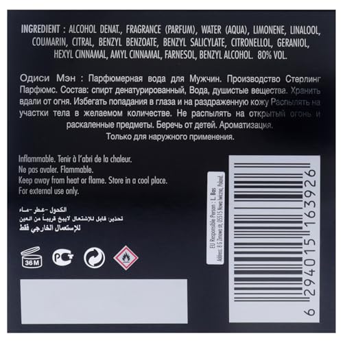 Armaf Odyssey Homme for Men Eau de Parfum Spray  6 8 Ounce