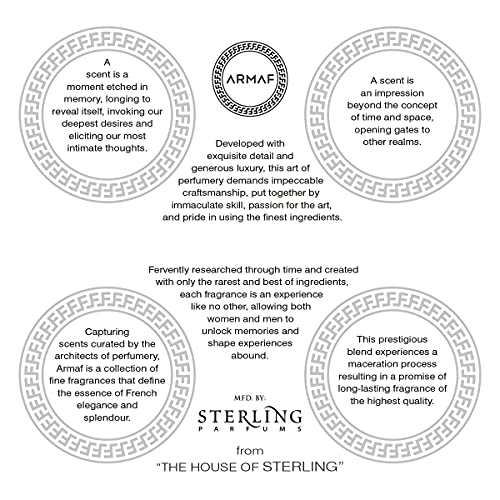 Armaf Odyssey Homme for Men Eau de Parfum Spray  3 4 Ounce