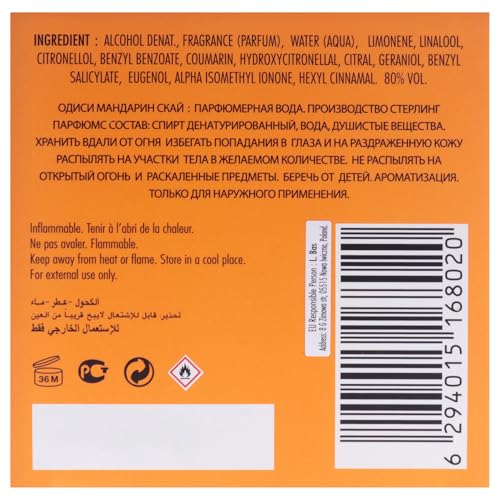 Armaf Odyssey Mandarin Sky Limited Edition 6 8 Oz / 200ml for Men EDP