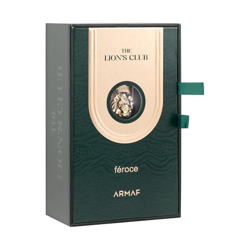Armaf The Lion s Club Feroce   Aromatic  Spicy  Oud   Eau de Parfum Spray Long Lasting Fragrance for Men  3 4 Ounce / 100 ml
