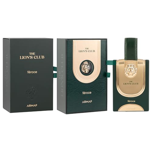 Armaf The Lion s Club Feroce   Aromatic  Spicy  Oud   Eau de Parfum Spray Long Lasting Fragrance for Men  3 4 Ounce / 100 ml