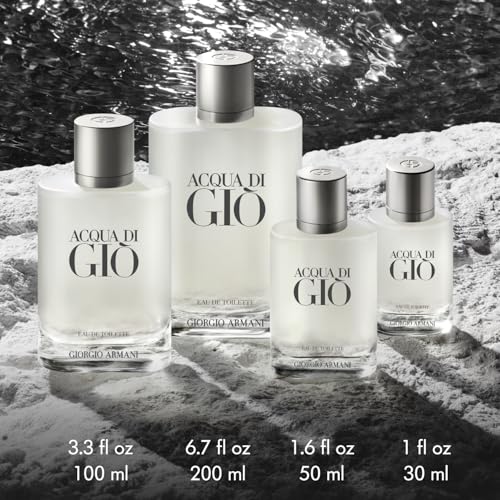 Armani Beauty   Acqua di Gi    Eau de Toilette   Cologne for Men   Long Lasting Fragrance with Bergamot notes  Jasmine  White Musks  Patchouli & Cedarwood
