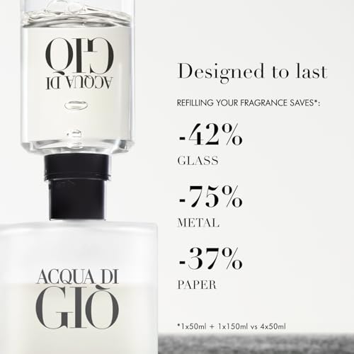 Armani Beauty   Acqua di Gi    Eau de Toilette   Cologne for Men   Long Lasting Fragrance with Bergamot notes  Jasmine  White Musks  Patchouli & Cedarwood