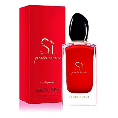 Armani Beauty   S  Passione   Eau de Parfum   Vanilla Perfume for Women   Floral Citrus Fragrance   Blackcurrant Nectar  Damascena Rose  Black Tea Notes