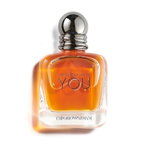 Armani Beauty   Stronger With You   Eau de Toilette   Cologne for Men   Warm Spicy Fragrance   Chestnut  Lavender  Tender Sage  Vanilla Notes