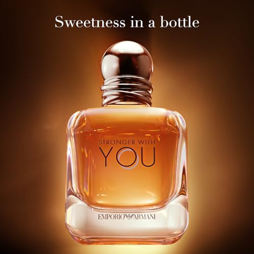 Armani Beauty   Stronger With You   Eau de Toilette   Cologne for Men   Warm Spicy Fragrance   Chestnut  Lavender  Tender Sage  Vanilla Notes
