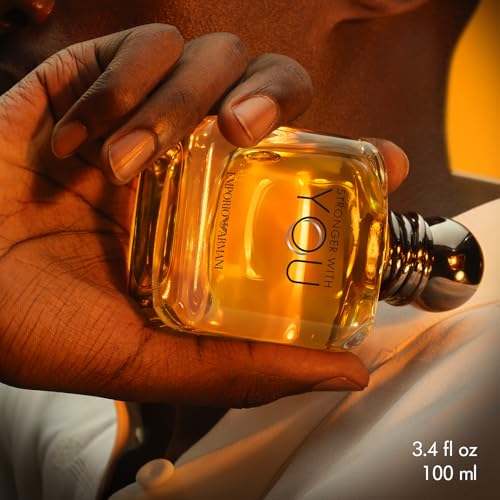 Armani Beauty   Stronger With You   Eau de Toilette   Cologne for Men   Warm Spicy Fragrance   Chestnut  Lavender  Tender Sage  Vanilla Notes