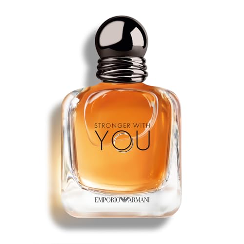 Armani Beauty   Stronger With You   Eau de Toilette   Cologne for Men   Warm Spicy Fragrance   Chestnut  Lavender  Tender Sage  Vanilla Notes