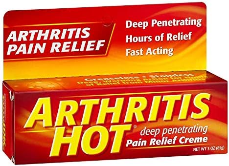 Arthritis Hot Pain Relief Creme 3  oz