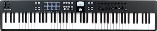 Arturia KeyLab Essential 88 mk3   88 key USB MIDI Controller Keyboard with Analog Lab V Software Included  White