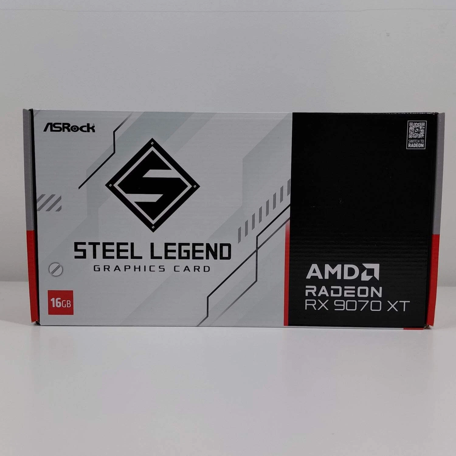 AsRock Radeon RX 9070 XT Steel Legend 16GB GDDR6 Graphics Card RX9070XT SL 16G