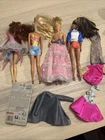 Assorted Vintage Barbie Dolls And Clothing Bundle  Lot Of 4 And 1 Mini Chelsea