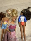 Assorted Vintage Barbie Dolls And Clothing Bundle  Lot Of 4 And 1 Mini Chelsea