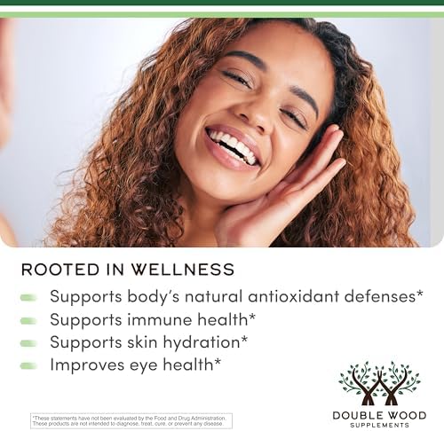 Astaxanthin 12mg Max Strength  Only Patented Astaxanthin  Astrareal  with 70  Human Clinical Trials   Worlds Most Studied Brand  Grown  Harvested  and Made in The USA  Astaxantina  by Double Wood