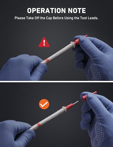 AstroAI Digital Multimeter and Analyzer TRMS 6000 Counts Volt Meter Ohmmeter Auto Ranging Tester; Accurately Measures Voltage Current Resistance Diodes Continuity Duty Cycle Capacitance Temperature