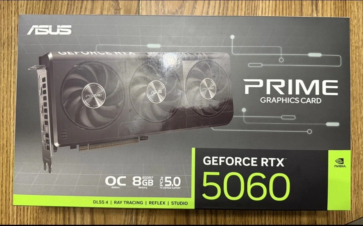 Asus 298767 Vcx Prime rtx5060 o8g Geforce Rtx 5060 8gb Gddr7 Oc 8gb Gddr7 128bit
