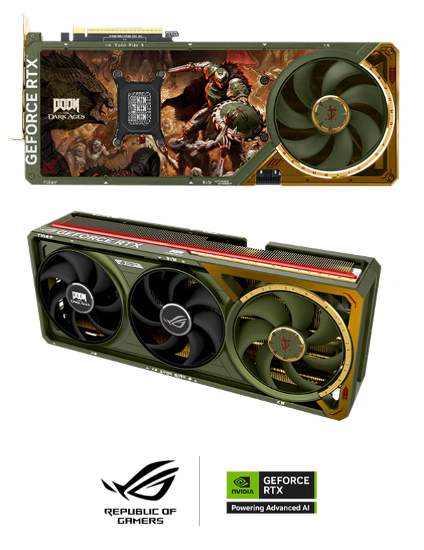 Asus ROG Astral GeForce RTX 5080 Doom Dark Ages Limited Edition BUNDLE 1/666