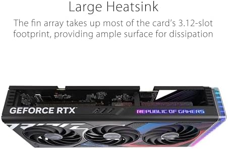 Asus Tarjeta gráfica ROG Strix GeForce RTX 4070 Ti Super OC - 16GB GDDR6X, 2X HDMI, 3X DP