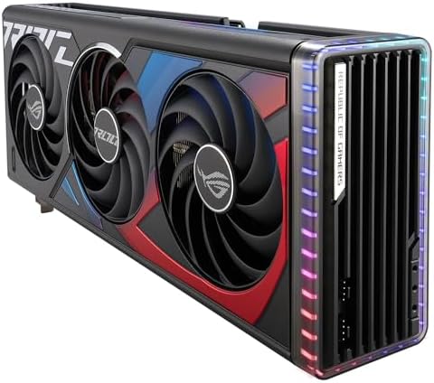 Asus Tarjeta gráfica ROG Strix GeForce RTX 4070 Ti Super OC - 16GB GDDR6X, 2X HDMI, 3X DP