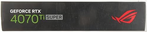 Asus Tarjeta gráfica ROG Strix GeForce RTX 4070 Ti Super OC - 16GB GDDR6X, 2X HDMI, 3X DP