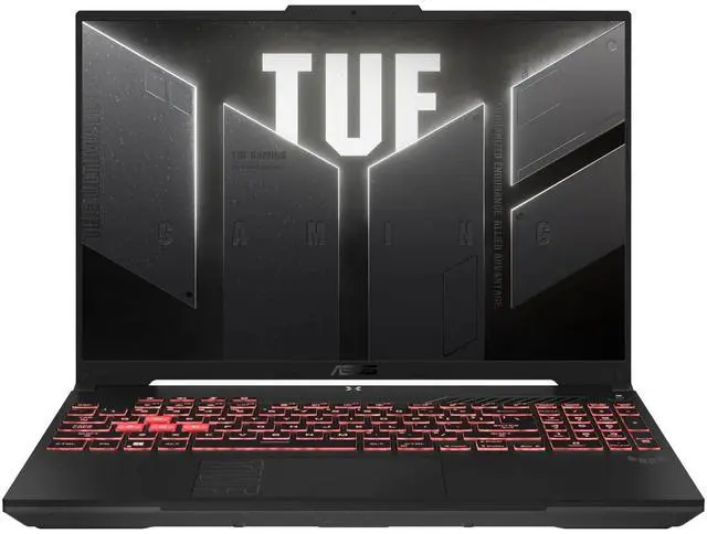 Asus TUF A16 Gaming Laptop 16" WUXGA IPS 144Hz AMD 6 core Ryzen 7 7445HS 16GB DDR5 512GB SSD NVIDIA GeForce RTX 4050  Up to 194 AI TOPS  RGB Backlit USB4 Two way AI Noise Cancelation Win11