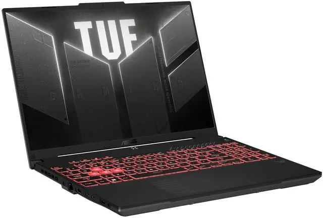 Asus TUF A16 Gaming Laptop 16" WUXGA IPS 144Hz AMD 6 core Ryzen 7 7445HS 16GB DDR5 512GB SSD NVIDIA GeForce RTX 4050  Up to 194 AI TOPS  RGB Backlit USB4 Two way AI Noise Cancelation Win11