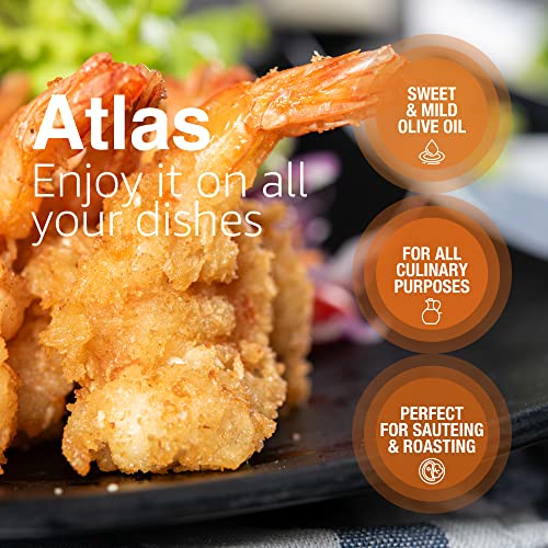 Atlas Organic Cold Pressed Moroccan Extra Virgin Olive Oil  Polyphenol Rich   EVOO From Morocco  Newly Harvested Unprocessed from One Single Family Farm   Trusted by Award Winning Chefs   500 mL