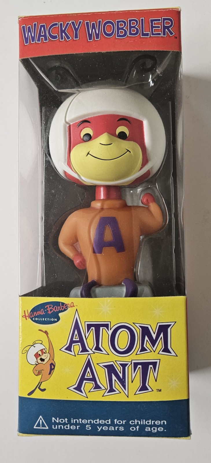 Atom Ant Bobble Head W/ Org  Box  2001  NM  Hannah Barbera
