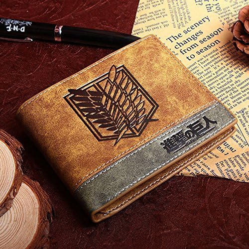 Attack on Titan Multi Card Compact Center Flip Bifold Wallet