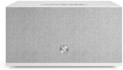 Audio Pro C10 MKII Wireless Speaker  WiiM Edition   High Fidelity Sound  Multi Room  Bluetooth  Wi Fi   Compatible with AirPlay 2  Google Cast  Siri  WiiM Home App  Stream Spotify  TIDAL & More  White