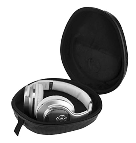 Audio Technica ATH M40x Professional Studio Monitor Headphones Bundle with Full Sized Hard Body Headphone Case and Microfiber Cleaning Cloth  3 Items
